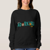 Adorable : Nerdy Cute & Quirky Sweatshirt -T-Shirt (Devant)