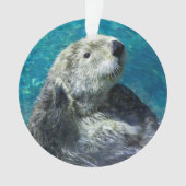 Adorable Otter de mer Mignonne Eau Bleue (devant)