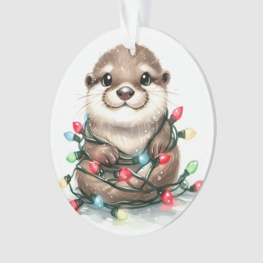 adorable Otter de Noël (devant)
