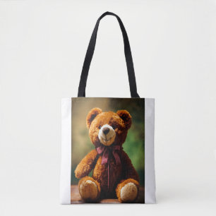 Adorable Ours Brown Teddy avec sac de Cravate Bow