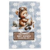 Adorable ours en peluche pilote sac cadeau de douc (Dos)