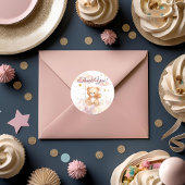 Adorable Ours En Teddy - Sticker Merci