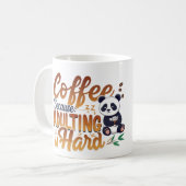 Adorable Panda Coffee Mug de Lover (Devant gauche)