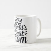 "Adorable Panda Hug Mère Fête Mug - Mignonne Cadea (Devant droit)