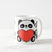 Adorable Panda Mugs - Parfait pour les Amoureux de (Devant droit)