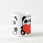 Adorable Panda Mugs - Parfait pour les Amoureux de (Centre)