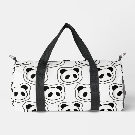 Adorable Panda Pattern Duffle Bag Plunjezak (Voorkant)
