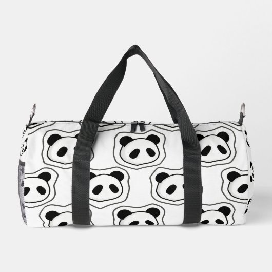 Adorable Panda Pattern Duffle Bag Plunjezak (Achterkant)