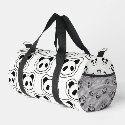 Adorable Panda Pattern Duffle Bag Plunjezak (Rechterhoek)
