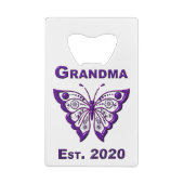 Adorable papillon grand-mère "Est 2020" (Dos)