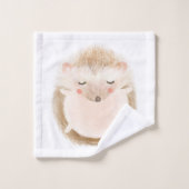 Adorable pastel safari mignon monogramme pour fill (Gant de toilette)