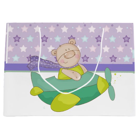 Adorable Pastel Teddy Bear Sac cadeau (Devant)