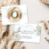 Adorable Petit Oiseau Faire-part de grossesse