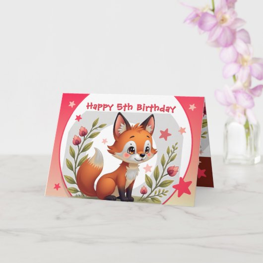 Adorable Petit Pour Bonne Carte Anniversaire (Orchidée)