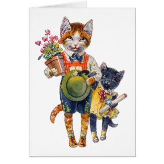 Adorable Petits Chats Portant Des Cadeaux