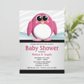 Adorable Pingouin Pingouin Invitations De Douche B (Debout devant)