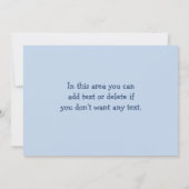 Adorable "Plage/Surfboards" Invitation Baby shower (Dos)