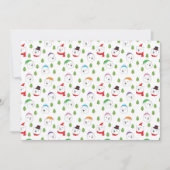 Adorable Polar Bear Head Christmas Feestdagenkaart (Voorkant)