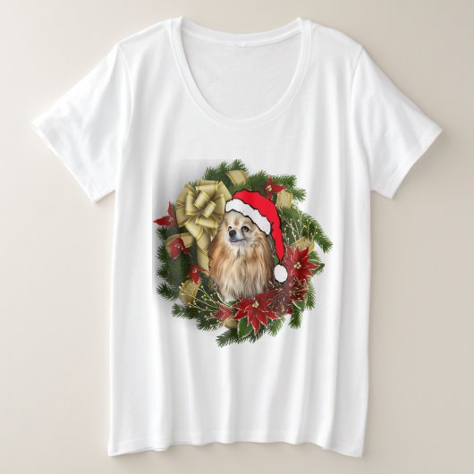 Adorable Poméranie de Noël (Design devant)