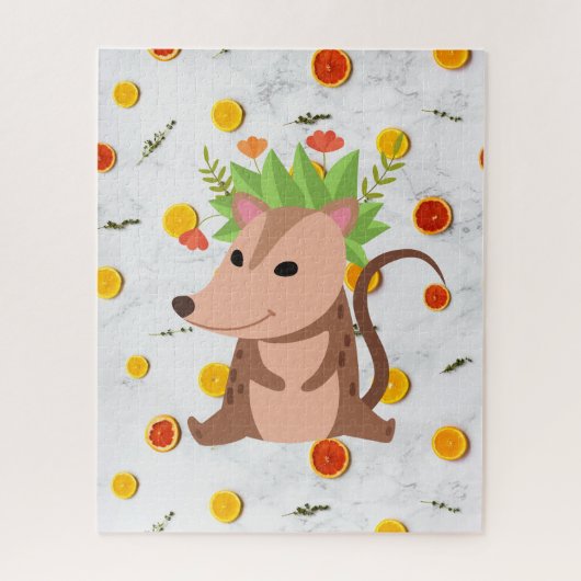 Adorable Possum Oppossum puzzle créature marsupéri (Vertical)