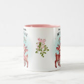 Adorable renne férié mistletog mug (Centre)