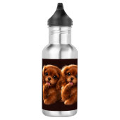 Adorable Ruby Cavalier Spaniel Waterfles (Rechts)