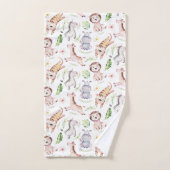 Adorable Safari Animaux Enfants (Serviette à main)