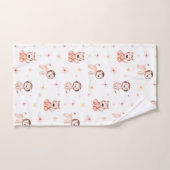 Adorable Safari Lion & Tiger Motif (Serviette à main)