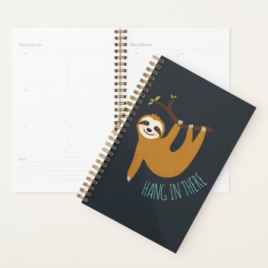 Adorable Sloth "Hang in There" (Devant avec enveloppe)