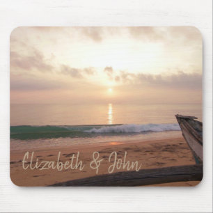 Adorable Strand,Zand,Zonsondergang -Persoonlijk Muismat