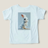 Adorable T-shirt lapin bébé (Design Verso)