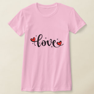 Adorable T-shirt LOVE pour les filles - Perfect Va