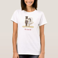 Adorable T-shirt Newlyweds