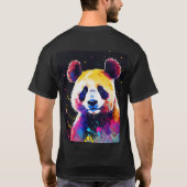 "Adorable T-shirt Panda Graphic" (Dos)