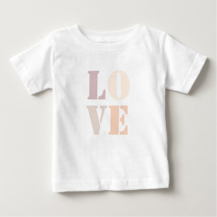 Adorable T-Shirt pour bébé "Amour" - T-Shirt migno