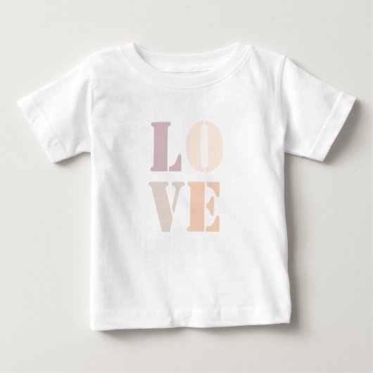 Adorable T-Shirt pour bébé "Amour" - T-Shirt migno (Devant)
