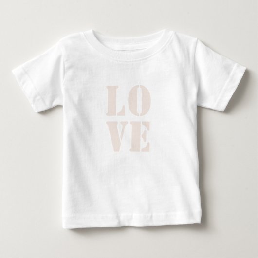 Adorable T-Shirt pour bébé "Amour" - T-Shirt migno (Devant)