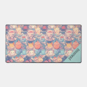 Adorable Tea Party Doodle Collage, Bureaumat (Voorkant)