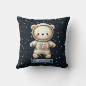 Adorable Teddy Bear Astronaut Coussin pour Baby Bo (Verso)