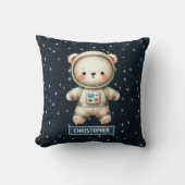 Adorable Teddy Bear Astronaut Coussin pour Baby Bo (Recto)
