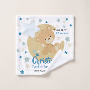 Adorable Teddy Bear Baby Boy Stats de naissance
