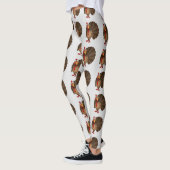 Adorable Turquie Thanksgiving Leggings (Gauche)