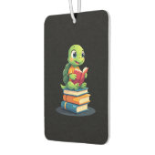 Adorable Turtle Reading Books (1) Luchtverfrisser (Links)
