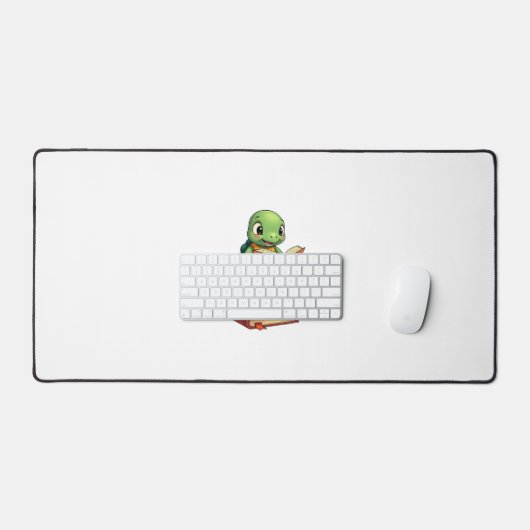 Adorable Turtle Reading Books (3) (Clavier et souris)