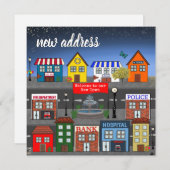 Adorable Voisinage Nouveau Faire-part d'adresse (Devant / Derrière)