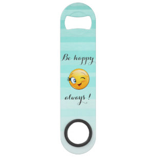 Adorable Winking Emoji Face-Be heureux toujours