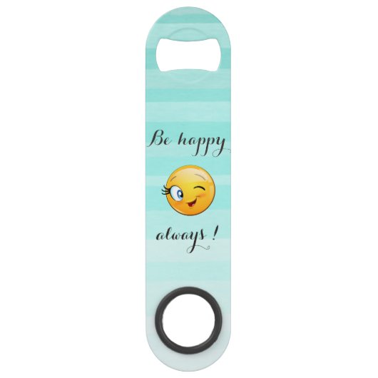 Adorable Winking Emoji Face-Be heureux toujours (Devant)