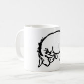 Adorable Winnie l'Ourson Eeyore croquis Café Mug (Devant gauche)