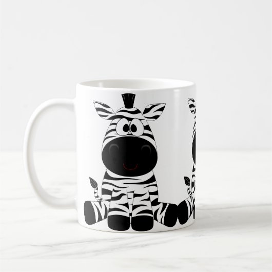 Adorable Zebra Mug (Gauche)