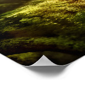 Adorable Zèbre dans la forêt | AI Art Poster (Coin)